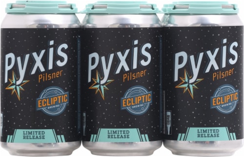 Ecliptic Brewing™ Limited Release Pyxis Pilsner Beer Perspective: front