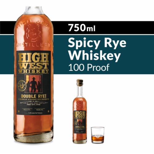High West Utah Double Rye Barrel Select Whiskey Perspective: front