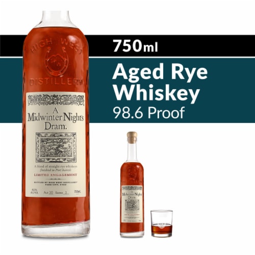 High West A Midwinter Night's Dram Whiskey, 750 ml Baker’s
