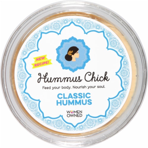 Hummus Chick Classic Hummus 8 oz Perspective: front