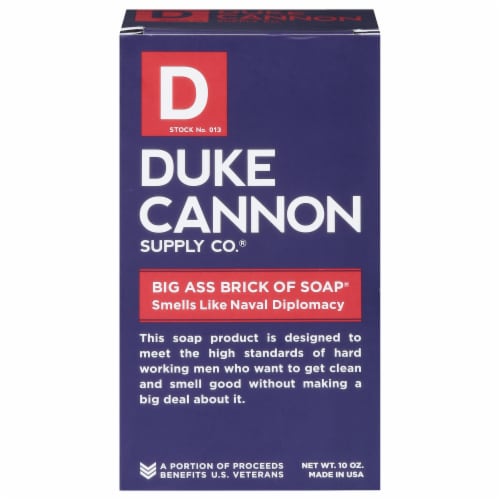 Duke Cannon Naval Supremacy Big Ass Brick of Soap Perspective: front