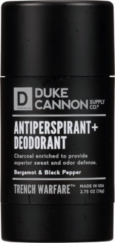 Duke Cannon Supply Co.® Antiperspirant + Deodorant Stick Bergamot & Black Pepper Perspective: front