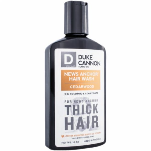 Duke Cannon News Anchor™ Cedarwood 2-in-1 Hair Wash Perspective: front