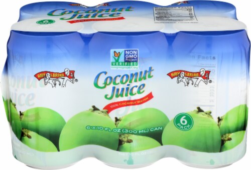 Amy & Brian All Natural Coconut Juice Perspective: front