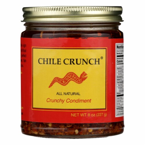 Chilic Crunch - Seasoning Spicy Condiment - Case of 6 - 8 oz. Perspective: front