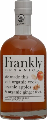 Frankly Organic Vodka Apple Flavored Vodka Perspective: front