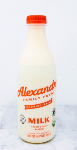 Alexandre Family Farm Organic A2/A2 Milk, 28 fl oz - Dillons Food Stores