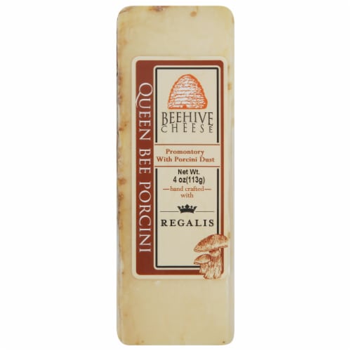 Beehive Cheese Queen Bee Porcini Perspective: front