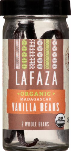 LAFAZA Organic Madagascar Vanilla Beans Perspective: front