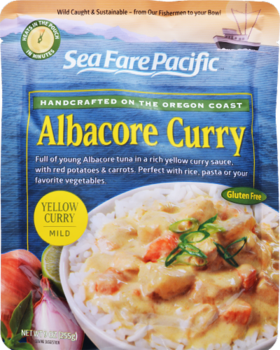 Sea Fare Pacific Yellow Albacore Curry Perspective: front