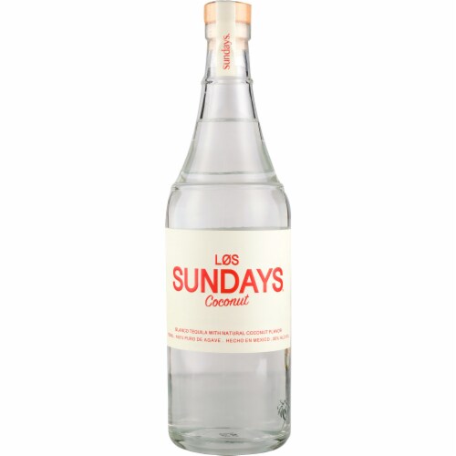 Los Sundays Tequila Coconut Blanco Perspective: front
