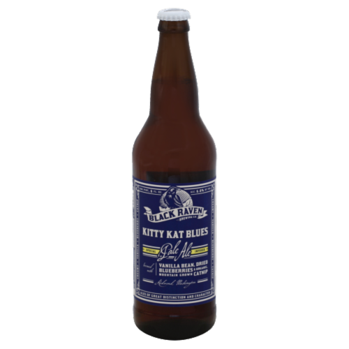 Black Raven Kitty Kat Blues Pale Ale Perspective: front