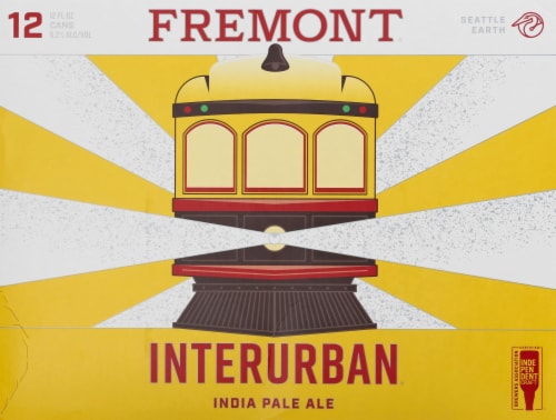 Fremont Interurban IPA Beer Perspective: front