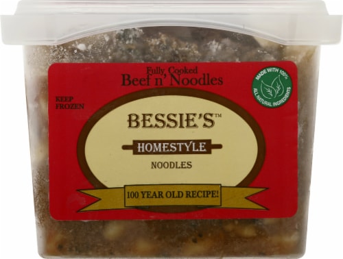 Bessie's Beef 'n Noodles Perspective: front