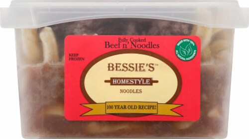 Bessie's Beef 'n Noodles Perspective: front