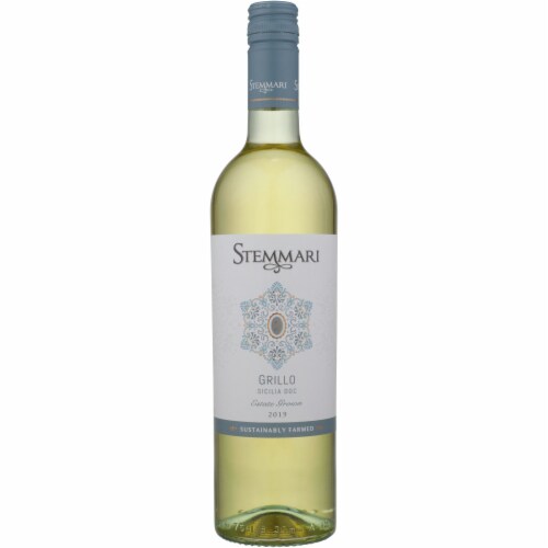 Stemmari Grillo Italian White Wine Perspective: front