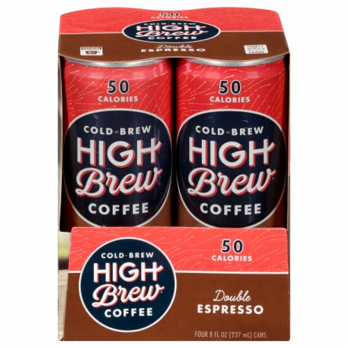 High Brew Coffee Double Espresso Cold Brew Multipack Perspective: front