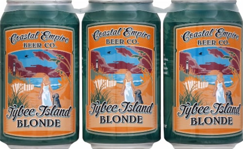 Coastal Empire Beer Co. Tybee Island Blonde Perspective: front