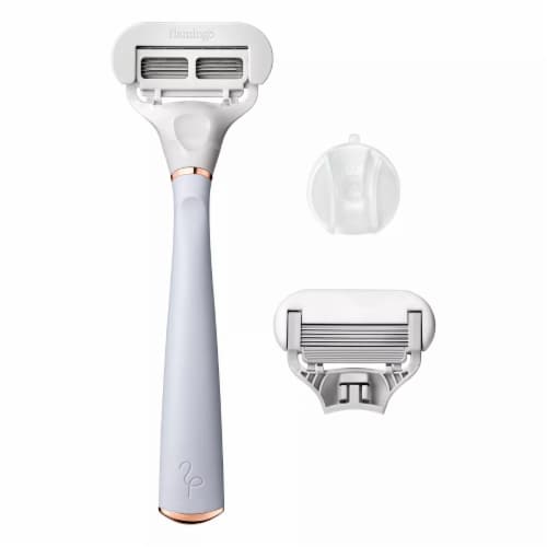 Flamingo Taro & Rose Gold Razor Kit Perspective: front