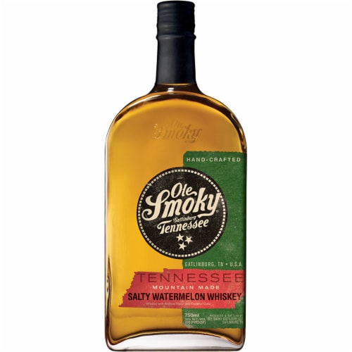 Ole Smoky Salty Watermelon Mountain Made Tennessee Whiskey Perspective: front