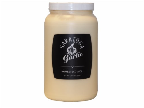 Homestead Garlic Aioli Half Gallon Perspective: front
