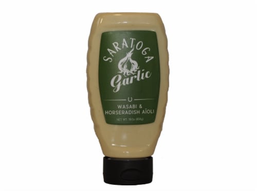 Wasabi & Horseradish Aioli Squeeze Bottle Perspective: front
