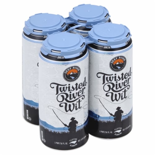 Deep River Brewing Co. Twisted River Wit Perspective: front