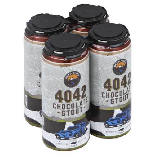 Deep River Brewing Co. 4042 Chocolate Stout Perspective: front