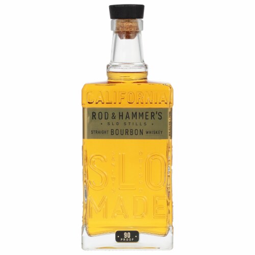 Slo Stills Rod & Hammer's Straight Bourbon Whiskey Perspective: front