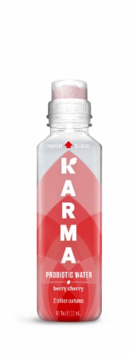 Karma® Berry Cherry Probiotic Water Perspective: front