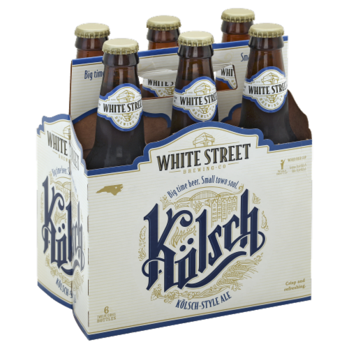 White Street Brewing Co. Kolsch-Style Ale Perspective: front