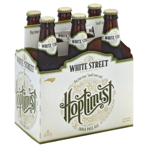 White Street Brewing Co. Hoptimist India Pale Ale Perspective: front