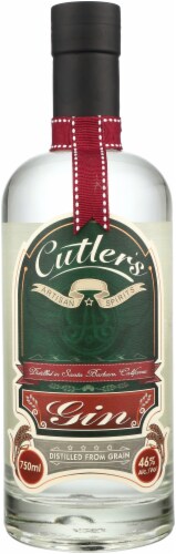 Cutlers Artisan Spirits Gin Perspective: front