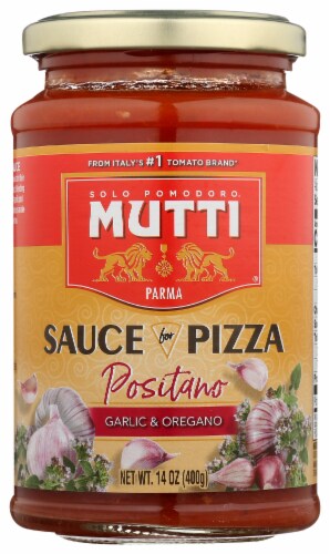 Mutti® Positano Pizza Sauce Perspective: front