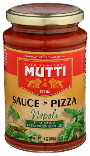 Mutti Napoli Pizza Sauce Perspective: front