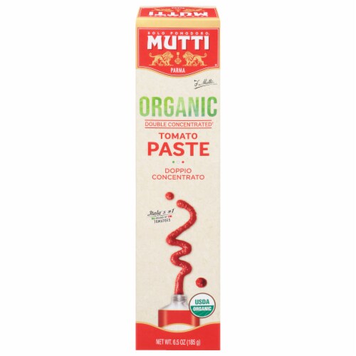 Mutti® Organic Tomato Paste Double Concentrated Perspective: front