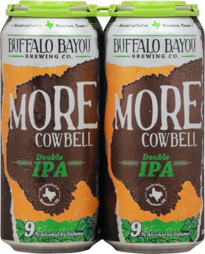 Buffalo Bayou Brewing Co. More Cowbell IPA Perspective: front