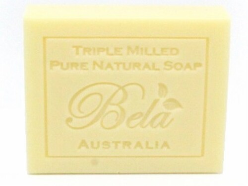 The Battery Spot 500051354 Milled Soap Bar, Honeysuckle - 12 per Counter Top Display Perspective: front