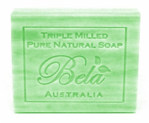 Bela Pure Natural Olive Oil Soap Bar Perspective: front