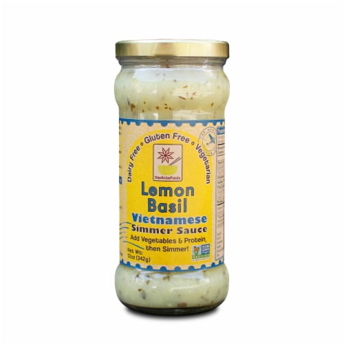 Star Anise Lemon Basil Vietnamese Simmer Sauce Perspective: front