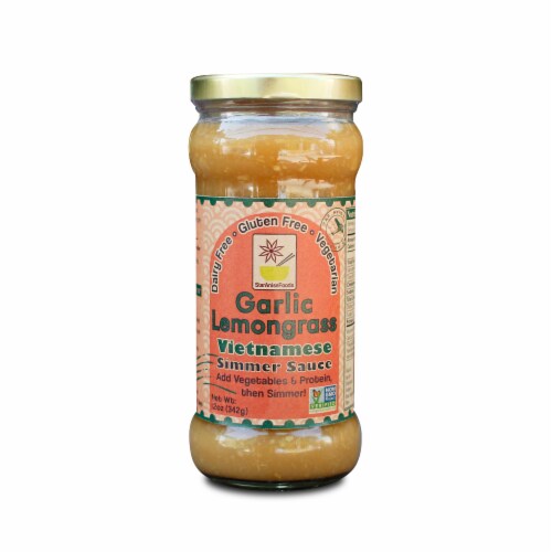 Star Anise Foods Garlic Lemongrass Vietnamese Simmer Sauce Perspective: front