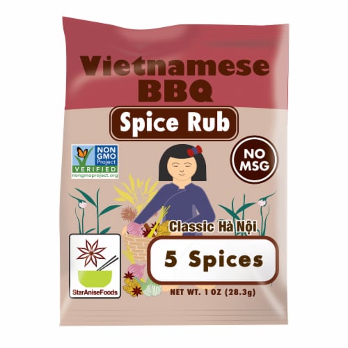 Star Anise Foods Classic Ha Noi Vietnamese BBQ Spice Rub Perspective: front