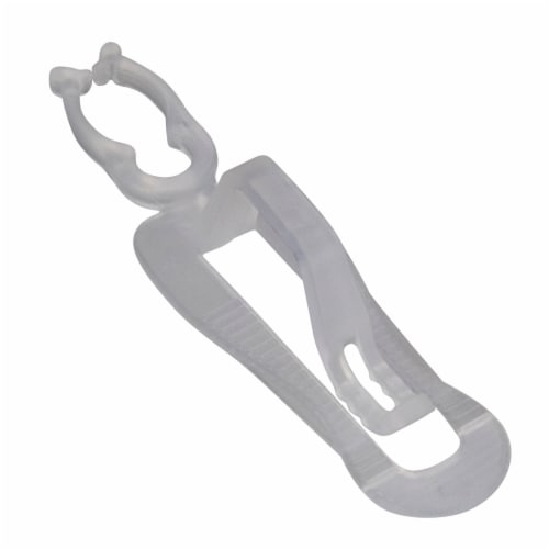 Northlight Set of 500ct Clear Gutter and Shingle Christmas Light Clips Perspective: front