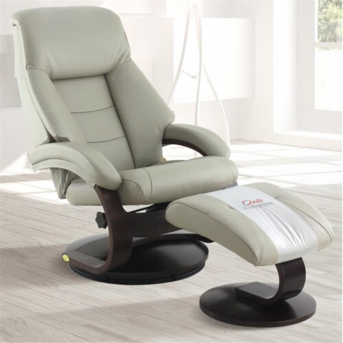 Relax R MONTREAL058042 Montreal Recliner Ottoman Putty Grey 1 Kroger