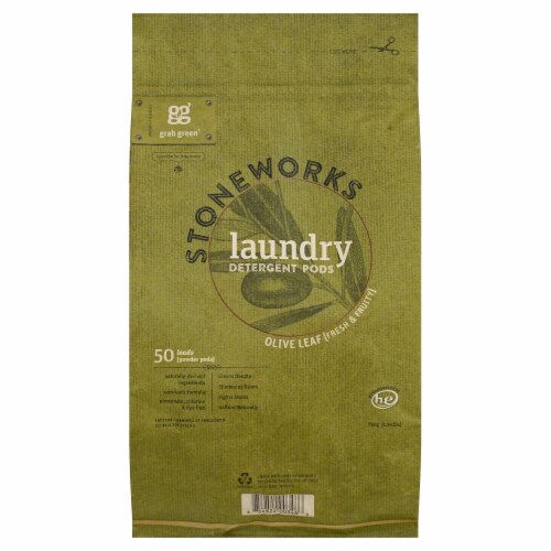 Stoneworks Olive Leaf Pods Laundry Detergent Pods Perspective: front