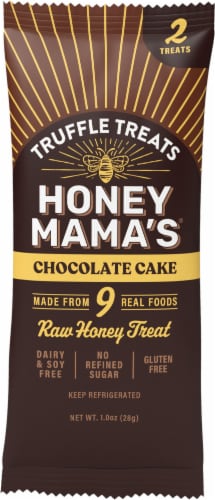 Honey Mama's® Chocolate Cake Truffle Treats Perspective: front