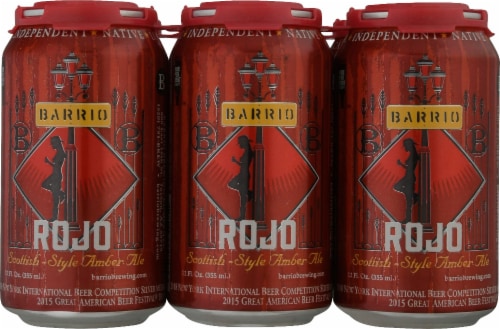 Barrio Brewing Rojo Perspective: front