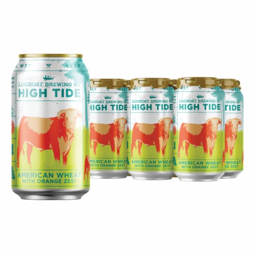 Logboat High Tide Orange American Wheat Ale Perspective: front