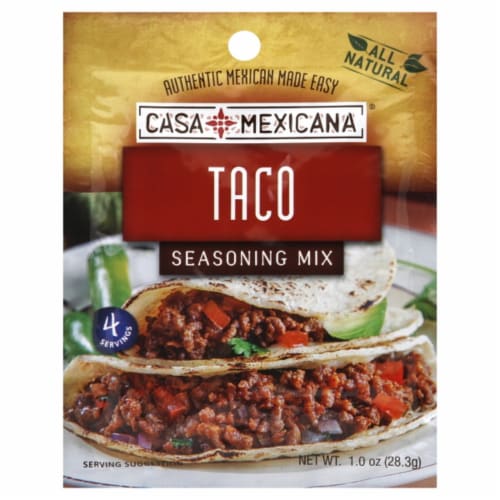 Casa Mexicana® Taco Seasoning Mix Perspective: front