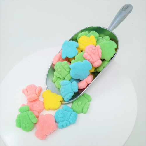 Sanded Gummi Chicks gummy sugar sanded Easter Candy 4.4 pounds Perspective: front